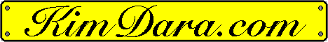 Banner - KimDara.com (black on yellow)