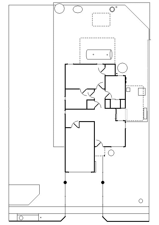 Floorplan of 2627 Monarch Drive Austin, Texas 78748