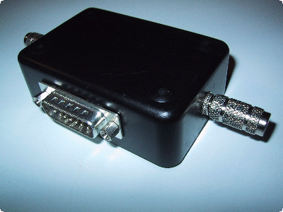 The Finished Flip Box (Picture - A small black box with several connectors)