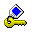 Key (Blue)